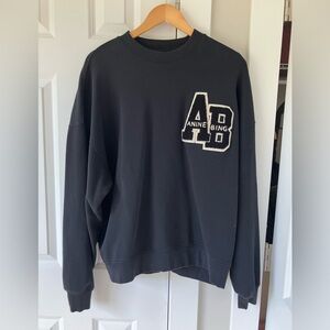Anine Bing Miles oversized letterman sweatshirt